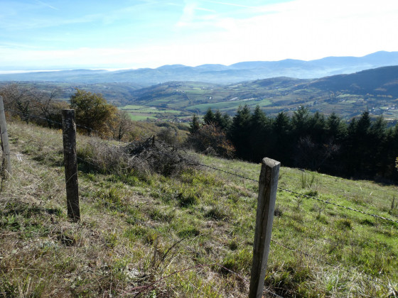 Panorama à partir du sentier en balcon