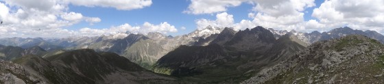 panorama cime de la Valette