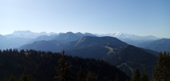 Panorama dans la montée