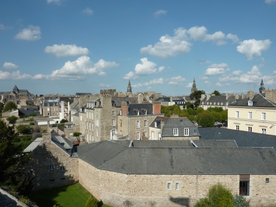 Panorama de Dinan depuis la terrasse du Château