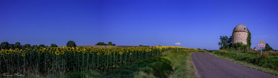 Panorama de l'entr&eacute;e de Bazian