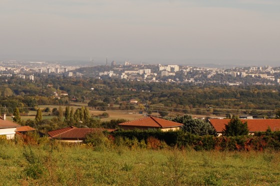 Panorama de lyon à St Consorce