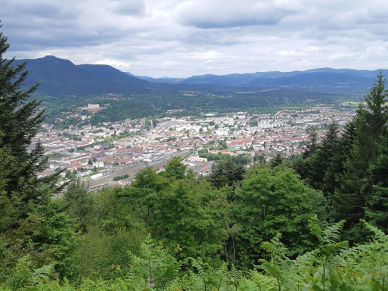 Panorama de St Dié des Vosges.