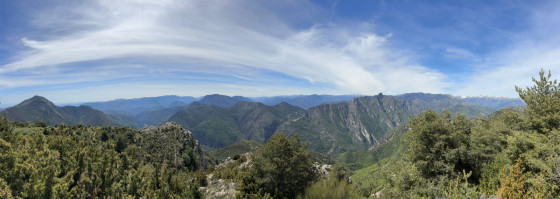 Panorama depuis la Cime de l'Autaret
