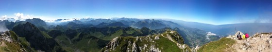 Panorama depuis la Dent d\'Oche