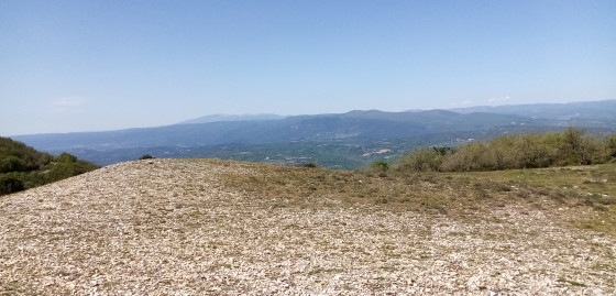 Panorama depuis la dernière sommité des crêtes