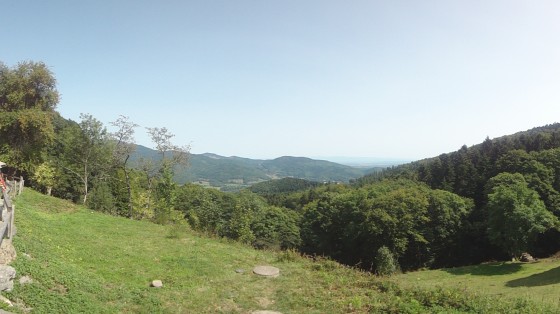 Panorama depuis la ferme auberge du Bruckenwald