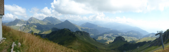 Panorama depuis la pointe de Haut-Fleury