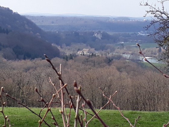 Panorama depuis la rue de Gevrey à Vorges