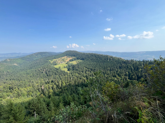 Panorama depuis le belv&eacute;d&egrave;re de Planachat