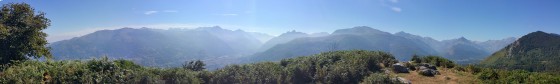 Panorama depuis le mont de Gez côté sud.