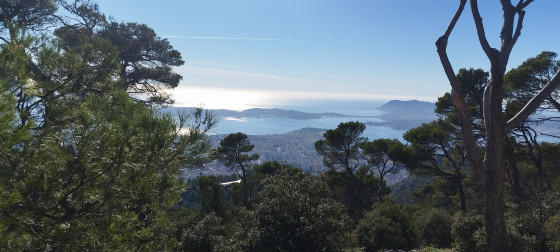 Panorama depuis le mont Faron