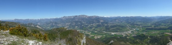 Panorama depuis le plateau de Serre Chauvière