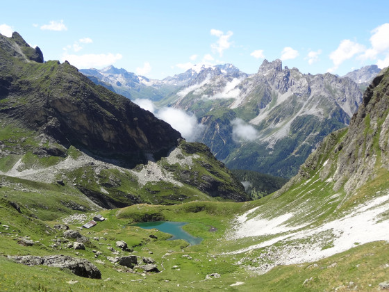 Panorama depuis le refuge du Grand Bec.