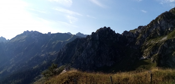 Panorama depuis le replat