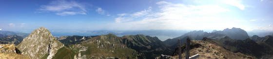 Panorama depuis le sommet