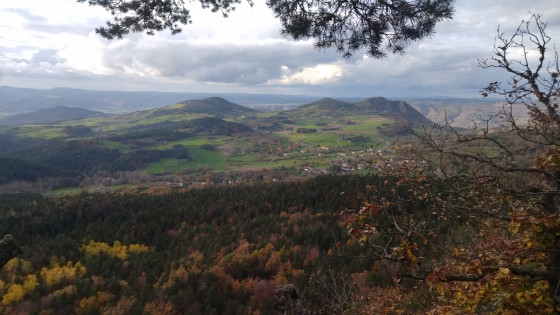 Panorama du haut du Chier Blanc