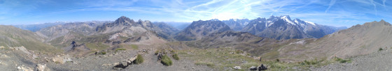 Panorama du sommet.