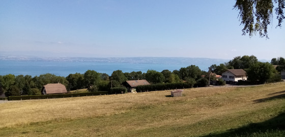 Panorama en arrivant à Saint-Thomas