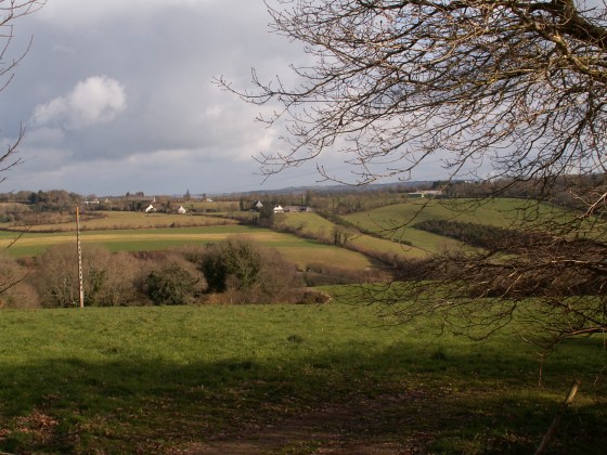 Panorama sur la campagne