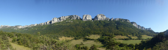 Panorama sur la Chaîne du Vercors