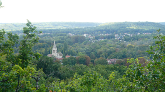 Panorama sur la Fert&eacute; Alais et la vall&eacute;e de l'Essonne