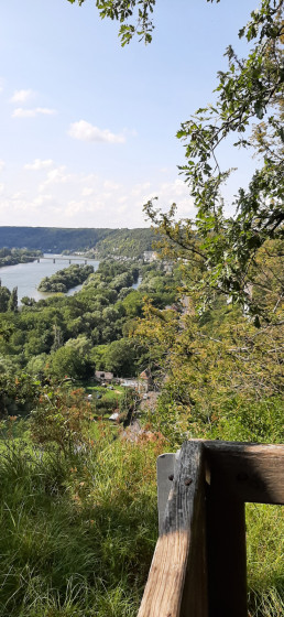 Panorama sur La Seine à La Roche Fouet