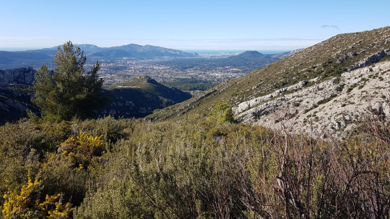 Panorama sur la vallée de l\'Huveaune