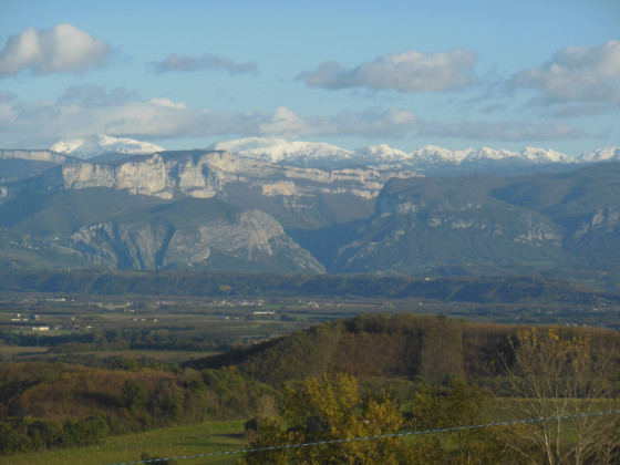 Panorama sur la vallée de l\'Isère et le Vercors