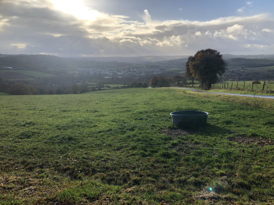 Panorama sur la vallée de l\'Orne et le Pont-de-la-Mousse