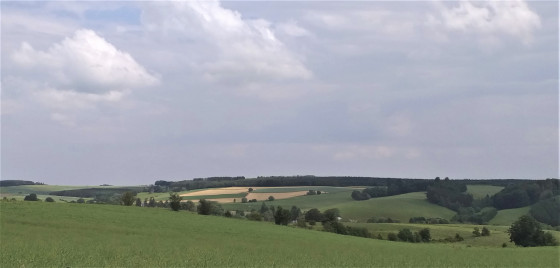Panorama sur la Vall&eacute;e de la Strange