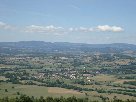 Panorama sur la vallée du Mesvrin