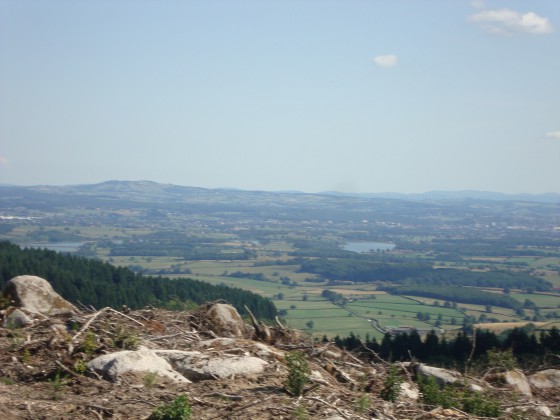 Panorama sur la vallée