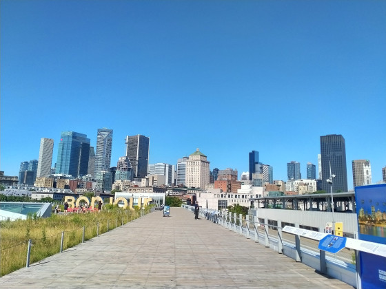 panorama sur la Ville Marie