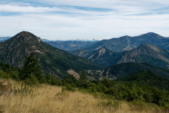 Panorama sur le chemin de la Bergerie