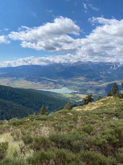 Panorama sur le lac de Puyvalador