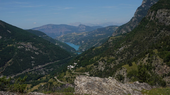 Panorama sur le lac de Serre Ponçon