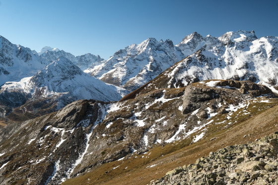 Panorama sur le Massif des Écrins