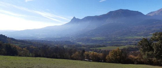 Panorama sur le pic de l'Aiguille, Coste Belle et Coste Folle