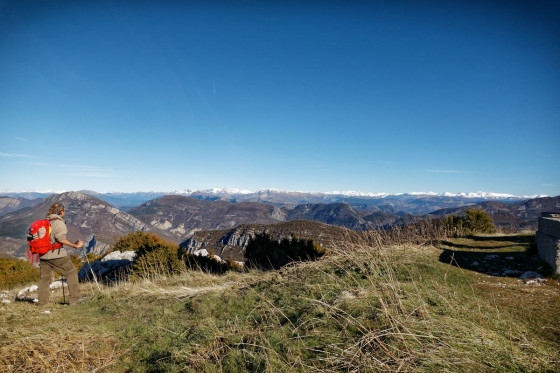 Panorama sur les Alpes