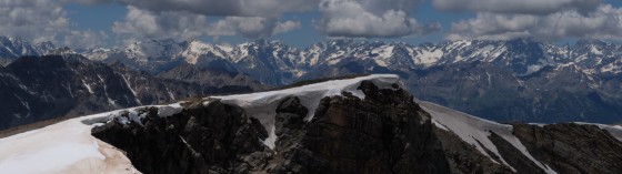 Panorama sur les crêtes du Charvie