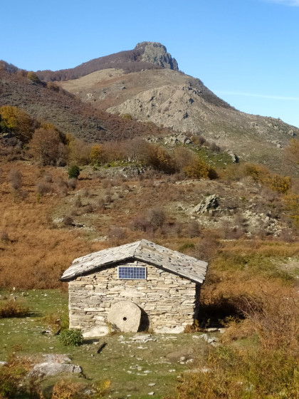Panorama sur le San Petrone depuis les cabanes de Prato.