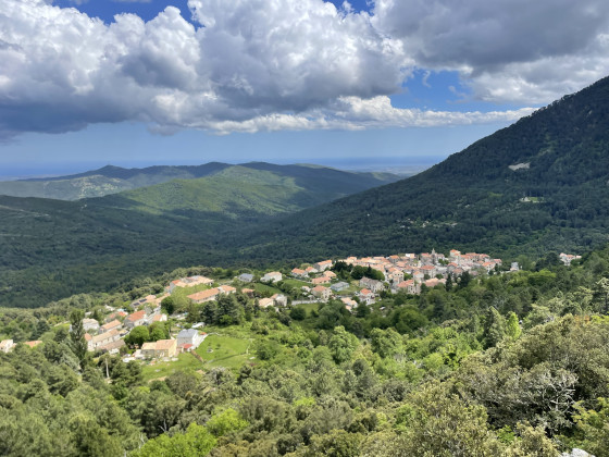 Panorama sur Vezzani