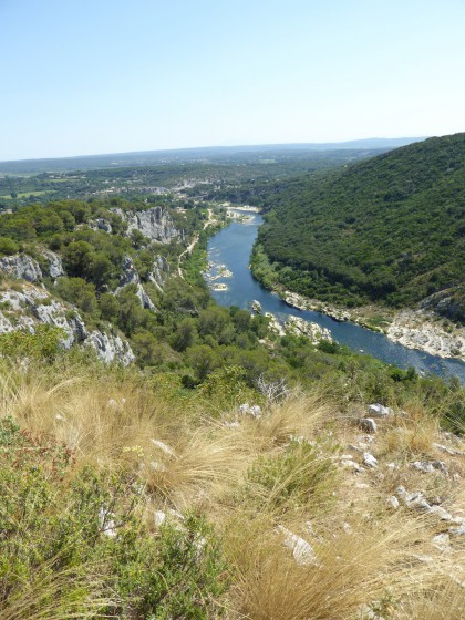 Panorama vers Collias