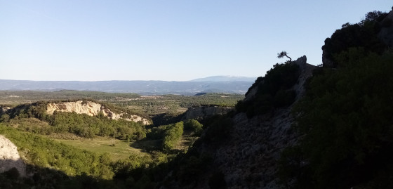 Panorama vers le Nord en tout début de randonnée