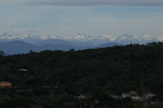 Panorama vers les Alpes