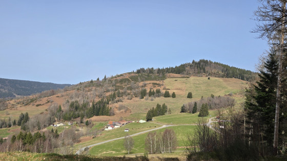 Jolie vue sur le col de la Chapelle des V&eacute;s