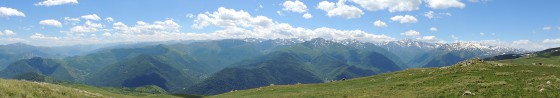 Panorama vu du Roc de Querquéou 1840m