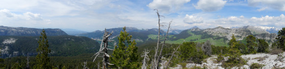 Panoramique depuis la Tête Ronde