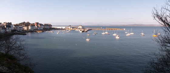 Panoramique du port de Rosmeur